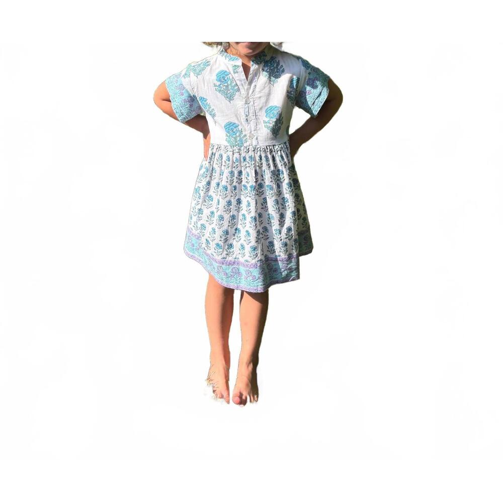 NEW VICTORIA DUNN girl's little callie dress in capri
